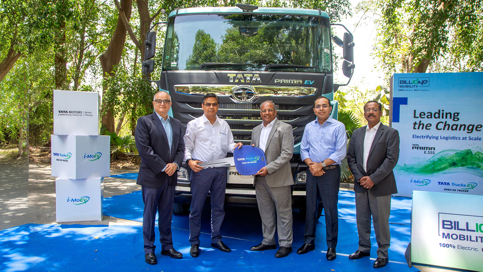 Tata Motors Delivers First Batch of electric Prima E.55S to BillionE Mobility; Advances Zero-Emission Freight Transport